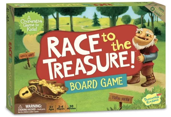 Box of Race to the Treasure! by Peaceable Kingdom